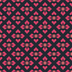 Abstract seamless background pattern pixelated Pixel Seamless Pattern