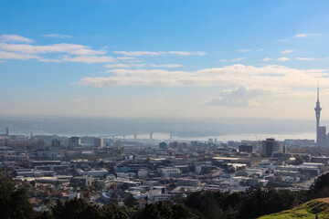Panorama view of Auckland, New Zealand