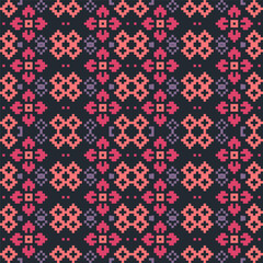 Abstract seamless background pattern pixelated Pixel Seamless Pattern