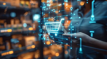 Detailed view of a user setting up an online store s payment gateway Online Business and E Commerce concept