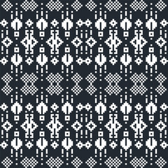 Fototapeta premium Abstract seamless background pattern pixelated Pixel Seamless Pattern