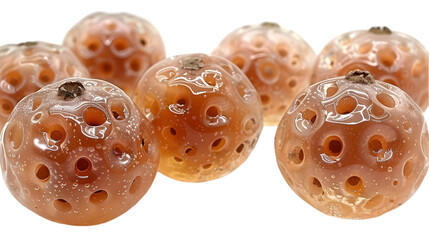 Fresh Juicy Honeydew Melons Isolated on White Background for Healthy Eating Concept