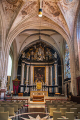 Obraz premium interior of the church of the holy sepulchre