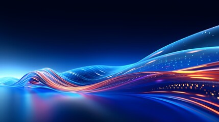 Minimal blue technicolor lines (can be used in a variety of photos)