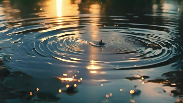 Rippled water