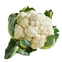 cauliflower isolated on white background