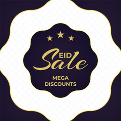 Eid sale offer social media post design