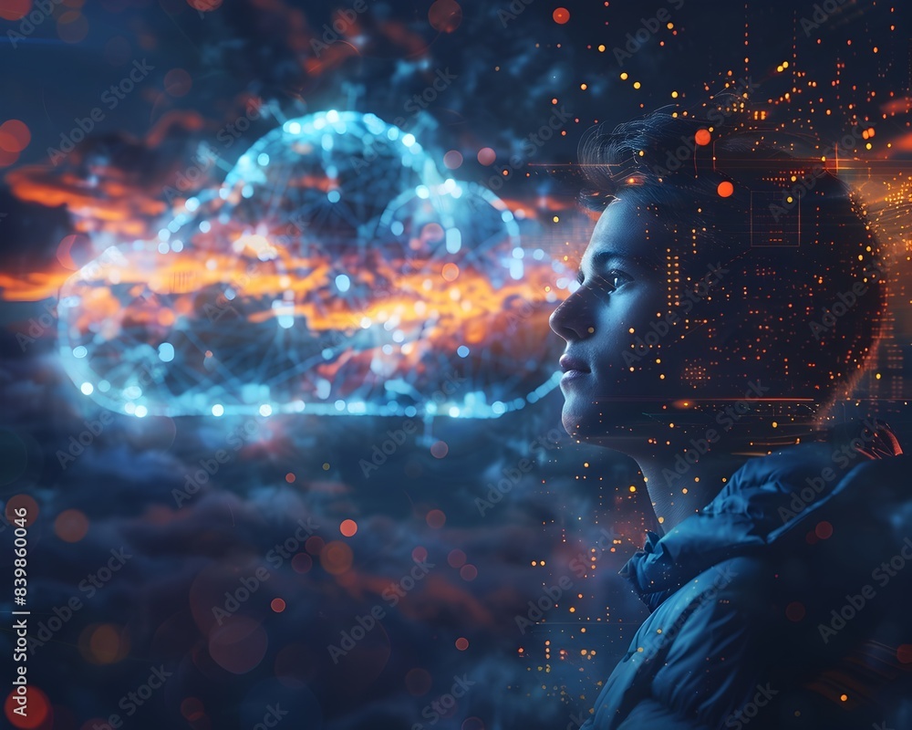 Poster secure cloud based corporate network enabling remote workforce access