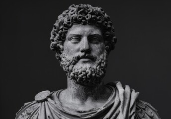 ancient roman emperor bust sculpture