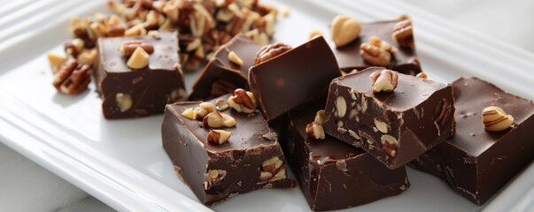 chocolate cake with nuts