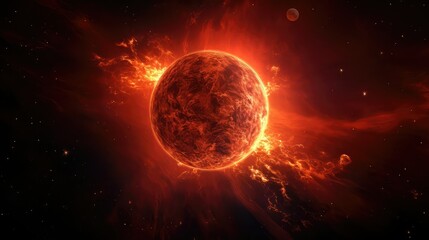 engulf red giant star