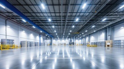Fototapeta premium energy warehouse light