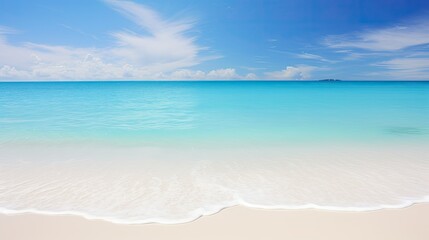 Obraz premium ocean blue on white