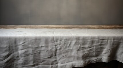 tablecloth gray linen texture