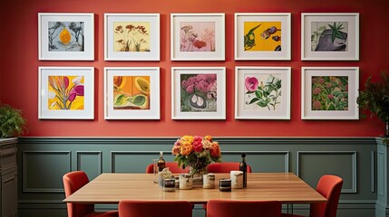 eclectic frames interior decorating