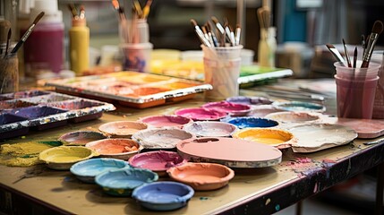 palette painting equipment