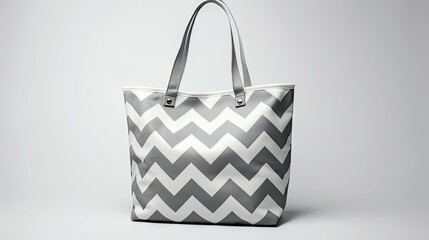 bag grey chevron