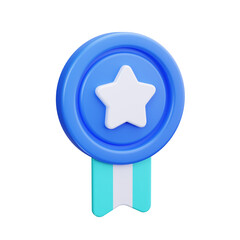 badge 3d render icon