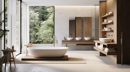 spa home interior 3d render