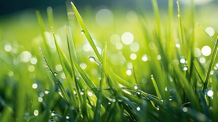 light sun and grass