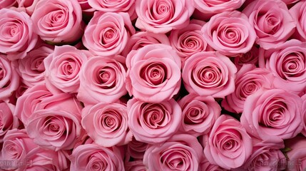 decorative pink rose pattern