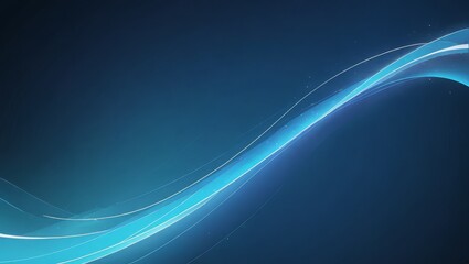 Abstract Blue Swirls Background