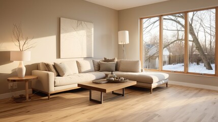 Fototapeta premium sleek interior renovation