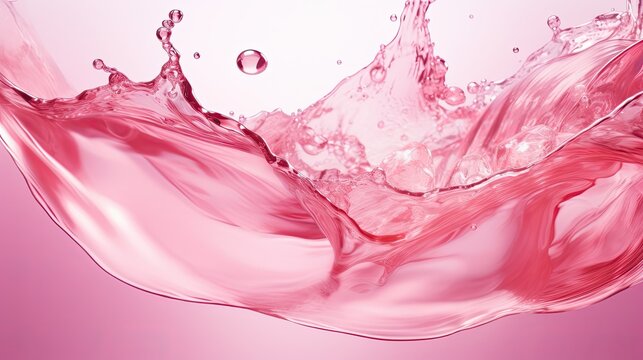 dynamic pink splash