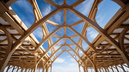 barn sky timber frame