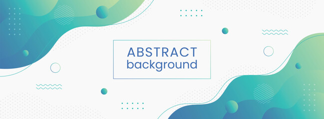 template banner with gradient color