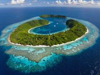 Obraz premium view of island