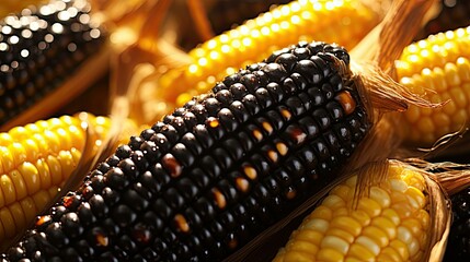 sprinkle corn black pepper