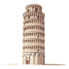 leaning tower of pisa in tuscany italy landmark png
