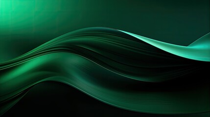 Naklejka premium mesmerizing dark green abstract background