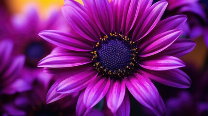 Obraz premium petals purple sun