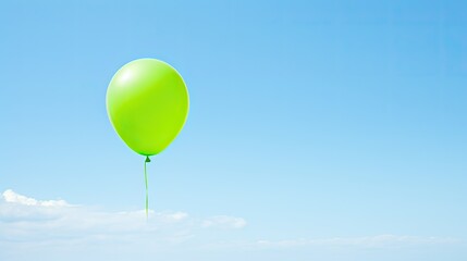 sky single lime green