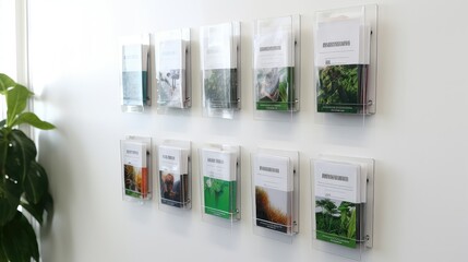 display acrylic brochure holder