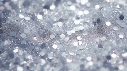 shine glittery silver background
