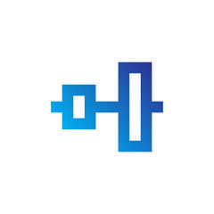 Fototapeta premium Editing Design Gradient Blue Icon