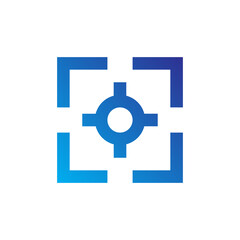 Editing Design Gradient Blue Icon