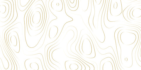 gold wave paper curved reliefs mount map abstract background, Abstract topographic contours map background, Topography map background. Vector geographic contour. Metal plates concept. 3D origami .