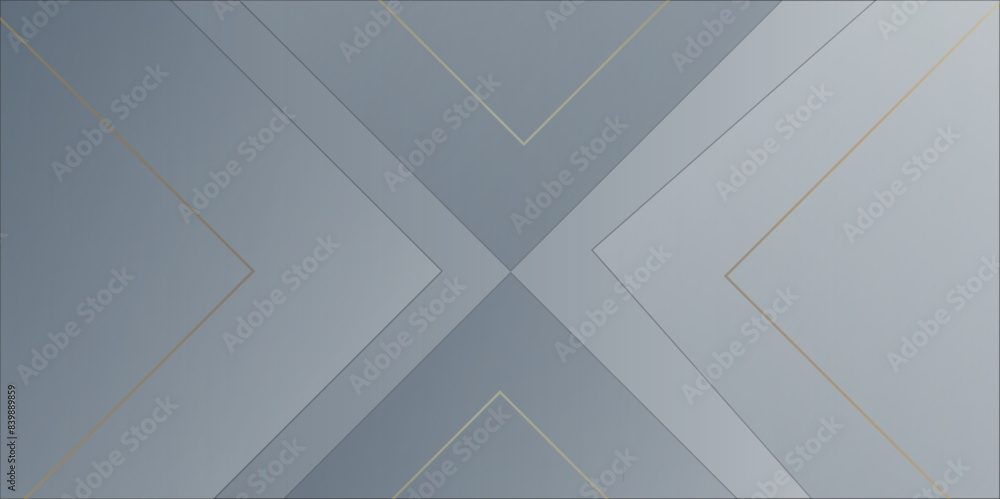 Poster abstract white background design with layers of textured white transparent material in triangle and 