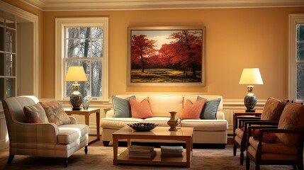 cozy inside of home interior