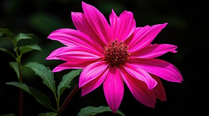 Obraz premium vibrant hot pink flower