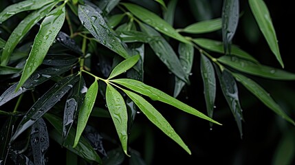 Fototapeta premium cluster black bamboo