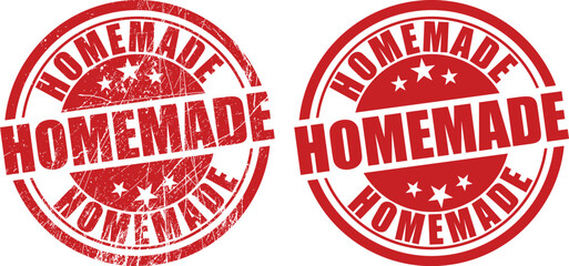 Homemade retro stamp, seal vector design