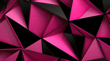 Obraz premium sophisticated pink black geometric background