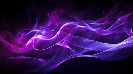 Obraz premium streak purple light particles