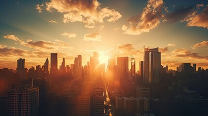 Fototapeta premium rays sun flares