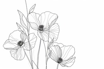 Fototapeta premium Abstract minimalistic Boho Bohemian elements design vector line art with a solid monochromatic background